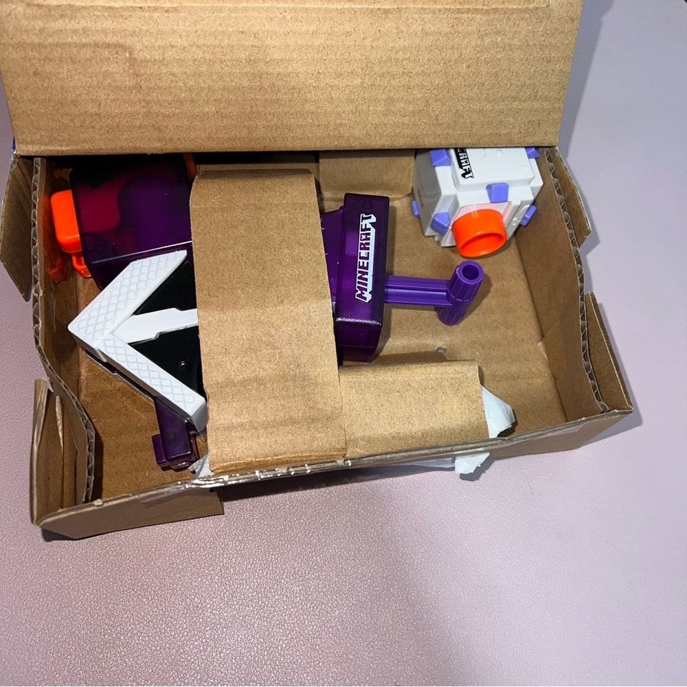 Nerf MicroShots Minecraft Ender Dragon and Elder Guardian Mini Blaster 2-Pack - Picture 6 of 7
